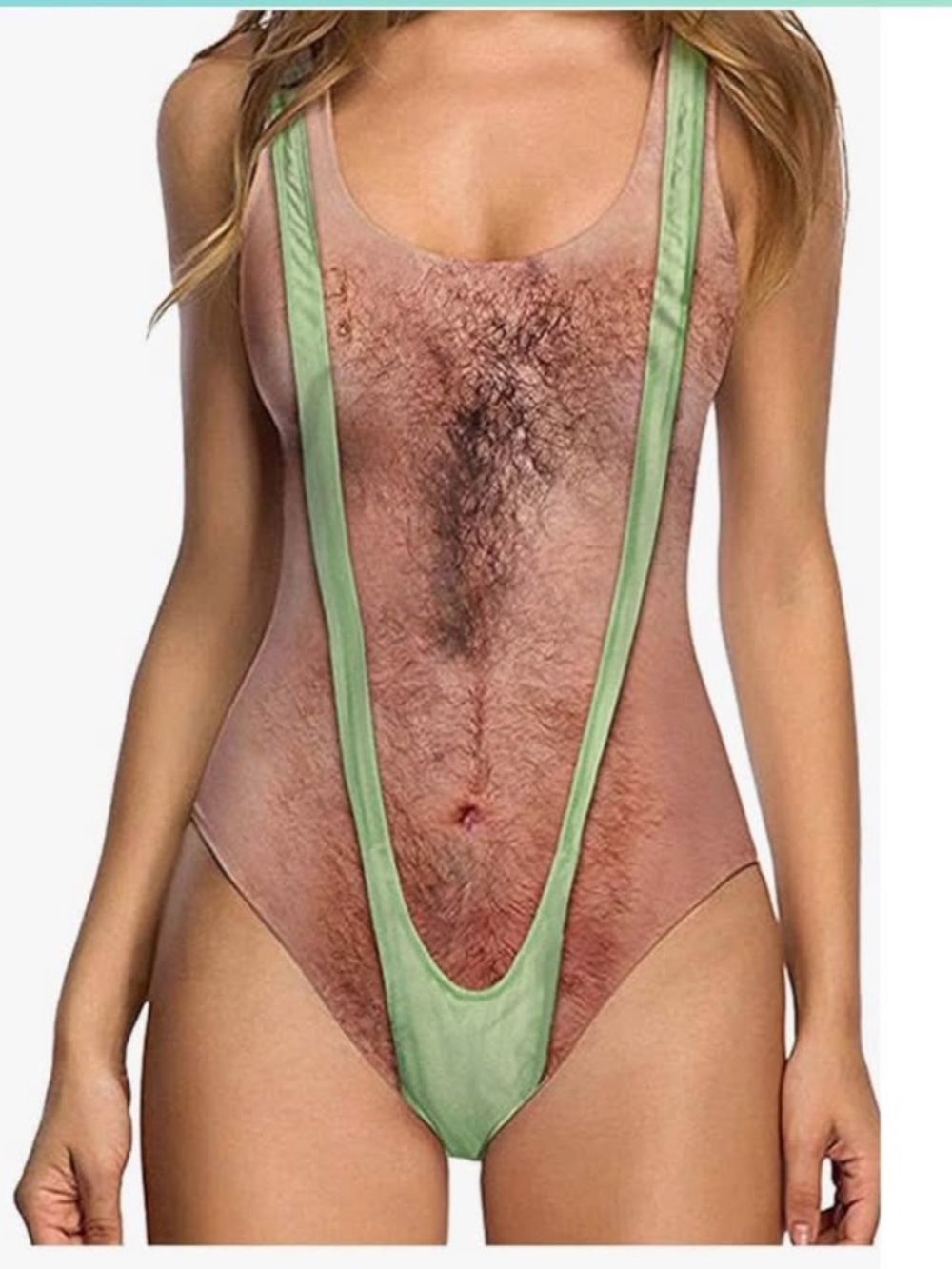 Funny Green Novelty Reptile Swimsuit - Green
